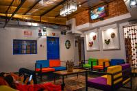 Zona de estar de Saqray Hostel
