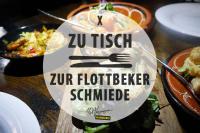 a sign that reads zu sushi zur flicker beamed at Landhaus Jenischpark in Hamburg