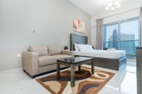 Posezení v ubytování Spacious Studio I Close to Dubai Canal