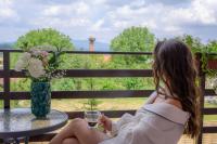 Balkón nebo terasa v ubytování Forest Spa House
