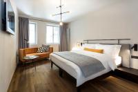 Goldenstern Townhouseにあるベッド