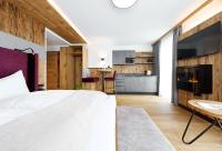 Kuchnia lub aneks kuchenny w obiekcie Hotel Gamsleiten
