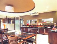 En restaurant eller et andet spisested på Apartamento Vista.Rio