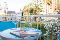 A balcony or terrace at B&b Olas Del Mar