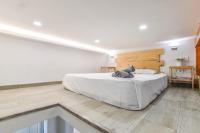 Postel nebo postele na pokoji v ubytování loft reformado en chueca para 4 personas ALQUILER TEMPORAL