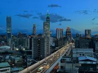 アパートホテルから撮影された、または一般的な台北市の景色