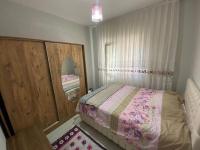 Postel nebo postele na pokoji v ubytování 3 odalı ful eşyalı Antalya’nın kalbinde ev