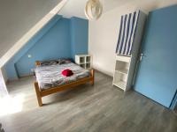 Posteľ alebo postele v izbe v ubytovaní Maison 6 personnes, 3 chambres, près de la mer, au calme