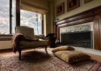 Posezení v ubytování Plethora Arachova Luxury Chalet