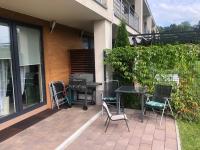 Vonkajšia záhrada v ubytovaní Apartament Zen
