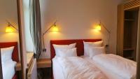 Łóżko lub łóżka w pokoju w obiekcie Hotel Diamond Country Club