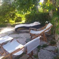 Vonkajšia záhrada v ubytovaní Refugio playa Caldebarcos