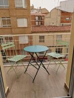 Balkón nebo terasa v ubytování Urbanlux Recinto Ferial Familiar