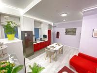 A seating area at Yes, yes! lovely apartment good amenities Budapest center