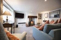 Posezení v ubytování 2 Bed stylish village retreat in Braunton