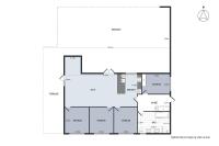 Půdorys ubytování New And Modern Holiday Home With Hot Tub