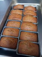a tray of muffins in a baking pan at The Border Post, Bed and Breakfast in Bergville