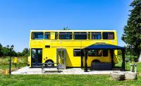 Plán poschodí v ubytovaní The Big Yellow Bus