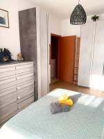 A bed or beds in a room at Appartamento Milano
