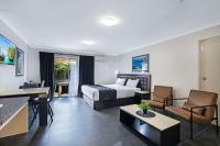 Comfort Inn North Brisbaneにあるベッド