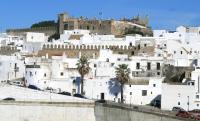 Nespecifikovaný výhled na destinaci Vejer de la Frontera nebo výhled na město při pohledu z penzionu