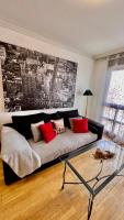 Posezení v ubytování Apartments Madrid Suite Aeropuerto, IFEMA