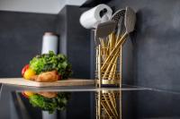 Kuchyň nebo kuchyňský kout v ubytování Maracoon - Loft Apartments Essen City Center