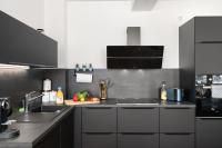 Kuchyň nebo kuchyňský kout v ubytování Maracoon - Loft Apartments Essen City Center