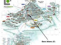 Plan piętra w obiekcie Studio 4 pers, Quartier des Jeux, Alpe d'Huez - Balcon exposé Sud, proche pistes et commerces - FR-1-405-225