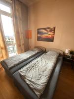 Posteľ alebo postele v izbe v ubytovaní Room in Old Town Krakow