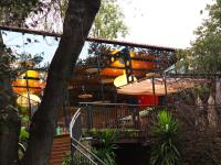 a building with a bunch of surfboards in it at Moli l&#39;Abad in Puebla de Benifasar