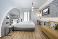 Posteľ alebo postele v izbe v ubytovaní Centro Hotel Ioannina