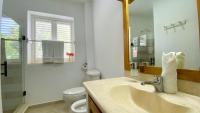 Koupelna v ubytování Albachiara Hotel - Las Terrenas