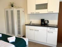 Kuchyň nebo kuchyňský kout v ubytování Ferienwohnung strandnah im Haus Frauenpreiss 56