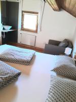 Posteľ alebo postele v izbe v ubytovaní Ferienwohnung Bergblick-schlosshof