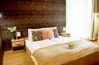 Posteľ alebo postele v izbe v ubytovaní Gyula Wellness Villa