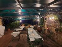 Reštaurácia alebo iné gastronomické zariadenie v ubytovaní Il Casale Del Cotone