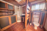 Łazienka w obiekcie Les Griottes, véritable chalet de montagne, avec Jacuzzi et Sauna