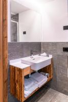 A bathroom at Casa Angelinat