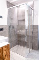 A bathroom at Casa Angelinat