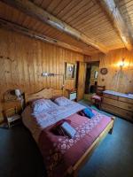 Posteľ alebo postele v izbe v ubytovaní Belle Vue Des Praz