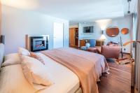 Posteľ alebo postele v izbe v ubytovaní hirschen dornbirn - das boutiquestyle hotel