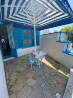 Patio nebo venkovní prostory v ubytování MAVİ PALAS HOTEL