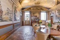 A seating area at Palazzo Catalani Resort