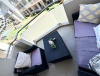 Część wypoczynkowa w obiekcie Candy Cotton - Piscina, Doble terraza, Cocina completa, Wifi y Parking