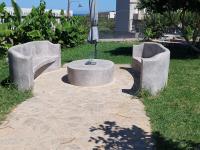 A garden outside Istron Avra