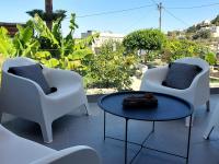 A seating area at Istron Avra