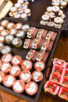 a display case filled with lots of different types of food at ALEGRIA Bodega Real in El Puerto de Santa María