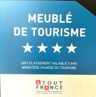 Certyfikat, podpis lub inny dokument wystawiony w obiekcie Gites à Moussan ,Domaine de la barque à 5 mins de Narbonne