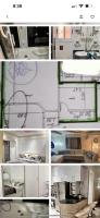 Půdorys ubytování STUNNINg 3BR 4AC CLASSY FURNITURE FLAT شقه من ثلاث غرف فخمه جداااا مجهزه بالكامل للايجار اليومي او الشهري